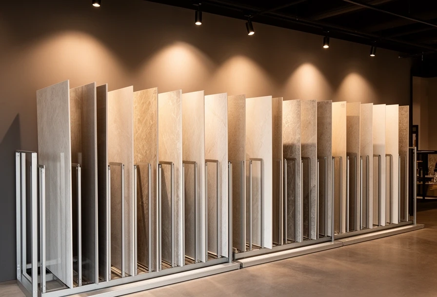 大判タイル展示